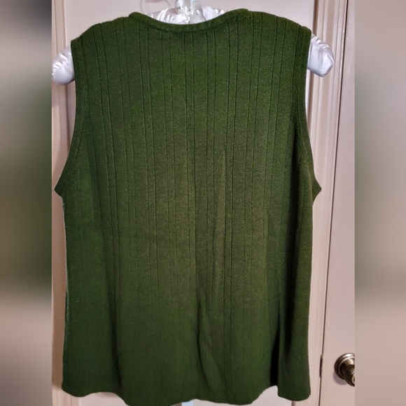 #311 Studio Works Woman- Cable Knit Pullover Vest - various colors avail. below - Picture 7 of 10